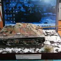 Diorama 1:35 caccia carri tedesco Jagdpanther