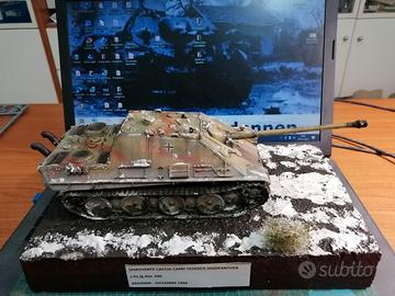 Diorama 1:35 caccia carri tedesco Jagdpanther