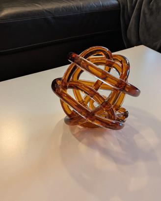 Nodo dell'amore in vetro Onlilux 20 cm
