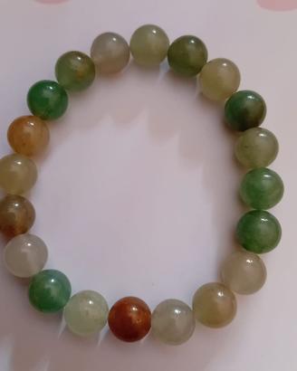 Bracciale Giada  Avventurina Pietre Naturali 8mm