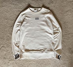 Felpa bianca adidas