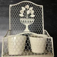 Pensile vasi lavorato a mano leggi testo