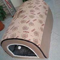 Cuccia per cani con materassino morbido incluso