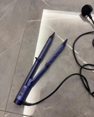 Piastra per capelli 2 in 1 – come nuova (presa UK)