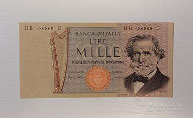 1000 Lire Giuseppe Verdi 2° tipo 
