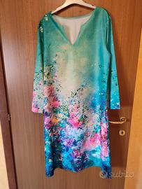 Vestito floreale con fiori tg M