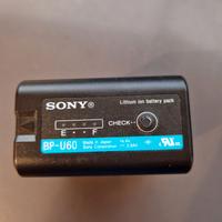 BATTERIA SONY BP-U60 NON FUNZIONANTE