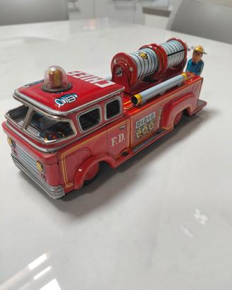 Camion dei Pompieri Vintage in Latta