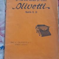 olivetti m20 libretto originale 