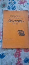 olivetti m20 libretto originale 