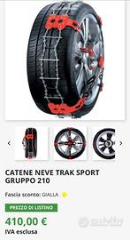 Catene ragno neve Trak 210