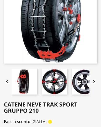 Catene ragno neve Trak 210