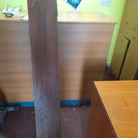 MENSOLA IN LEGNO LAV. ARTIGIANALE 136X21X32.7CM