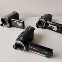 videocamere Panasonic e Canon