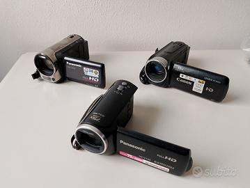 videocamere Panasonic e Canon