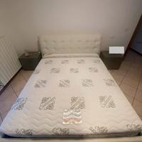Letto matrimoniale con contenitore + materasso