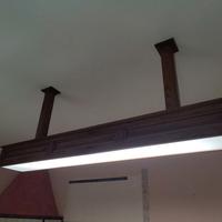 Lampada in legno artigianale 