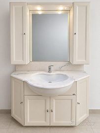 Mobile bagno completo con lavabo e specchio