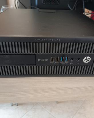 PC  HP Elite desk 800 G1 SFF I5 - 16gb - SSD 256