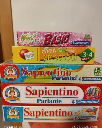 Lotto di giochi interattivi Sapientino Parlante 
