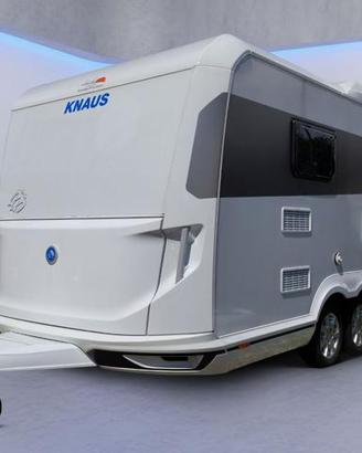 KNAUS DESEO RIMORCHIO ROULOTTE E PORTAMOTO