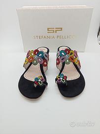 infradito donna in pelle 