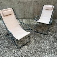 Coppia di sdraio da esterni