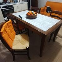 tavolo Calligaris 78x140 allungabile con 4sedie