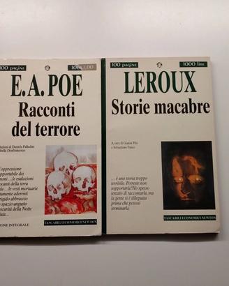 E.A.Poe e Leroux. 2 volumi: Racconti del terrore e
