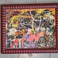 quadro pop art tecnica mista Arsenio Lupin 