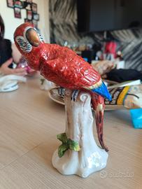 ceramica/porcellana Capodimonte pappagalli 