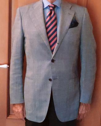 Blazer estivo Dell'Oglio grigioazzurro