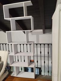 Libreria moderna di design bianca