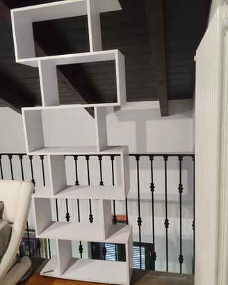 Libreria moderna di design bianca