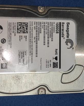Hard Disk HDD Seagate Barracuda 1000GB