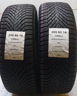 2 GOMME 205 60 16 PIRELLI A1884