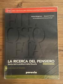 Filosofia 1A – Abbagnano Fornero – Paravia Pearson