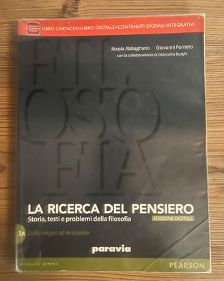 Filosofia 1A – Abbagnano Fornero – Paravia Pearson