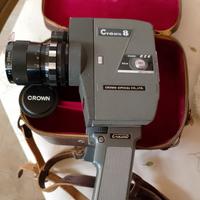 cinepresa Crown 8mm modello EZS con custodia
