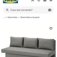 Divano letto IKEA Asarum in perfette condizioni 