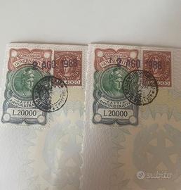 Marche da bollo vintage