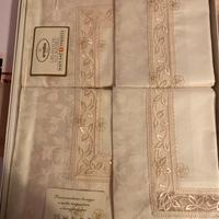 Lenzuolo matrimoniale pizzo e ricamo