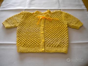 MAGLIETTA BIMBA IN COTONE AI FERRI 1-3a