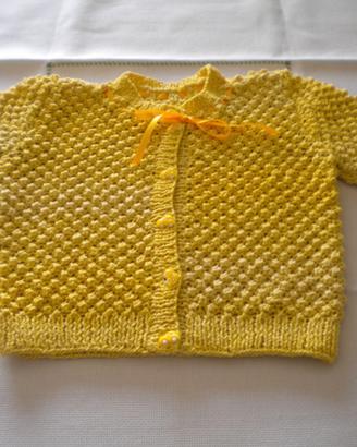 MAGLIETTA BIMBA IN COTONE AI FERRI 1-3a