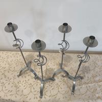 Cndelieri in ferro battuto