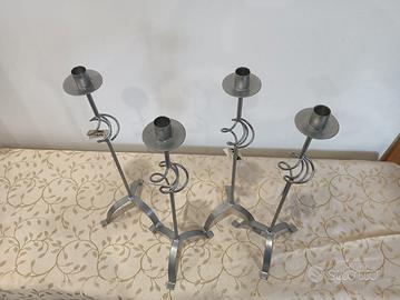 Cndelieri in ferro battuto