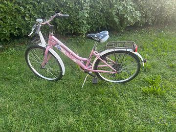 bicicletta rosa
