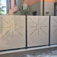 pannelli di lamiera nuovi per barriera e cancelli 