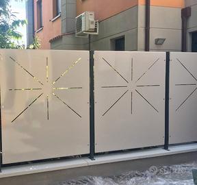 pannelli di lamiera nuovi per barriera e cancelli 