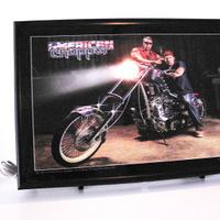 Quadro moto con inserite luci led ad effetto